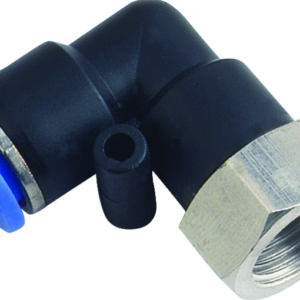 CONEXAO JOELHO FEMEA 1/4 X M8 INSTANTANEA