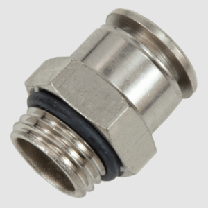 CONEXÃO RETA 1/4 X M10 METAL