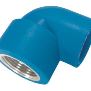 COTOVELO PPR FEMEA 90 AZUL 25 X 1/2