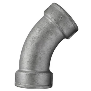 CURVA 45G 1/2 FXF GALVANIZADA