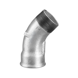 CURVA 45G 1/2 MXF GALVANIZADA