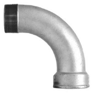 CURVA LONGA 90G 1 MXF GALVANIZADA