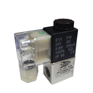 VALVULA MINI SOLENOIDE 1/4 2 VIAS IMPORTADA