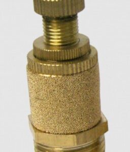 SILENCIADOR 1/4 COM CONTROLE DE FLUXO