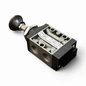 VÁLVULA BOTÃO MOLA 1/4 3 VIAS