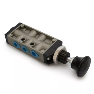 VÁLVULA BOTÃO MOLA 1/8 5 VIAS