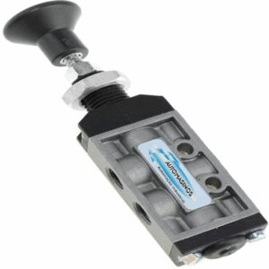 VÁLVULA BOTÃO MOLA 1/8 3 VIAS