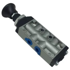 VALVULA BOTAO TRAVA 1/8 5 VIAS