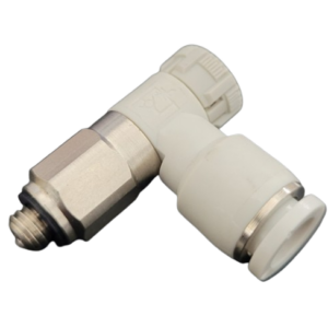 VALVULA CONTROLE DE FLUXO COM TRAVA 6MM X M5