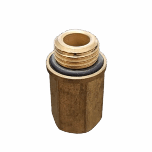 BUCHA REDUÇÃO LATÃO MACHO MÉTRICO 14MM X 1/4 FÊMEA NPT