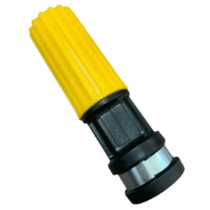 ESGUICHO P/ LAVADORA TIPO LEQUE DIAM 2,9MM AMARELO